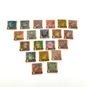 Set of 20 Vintage Artbox Pokemon Action Flipz Premier Edition Collectible Cards